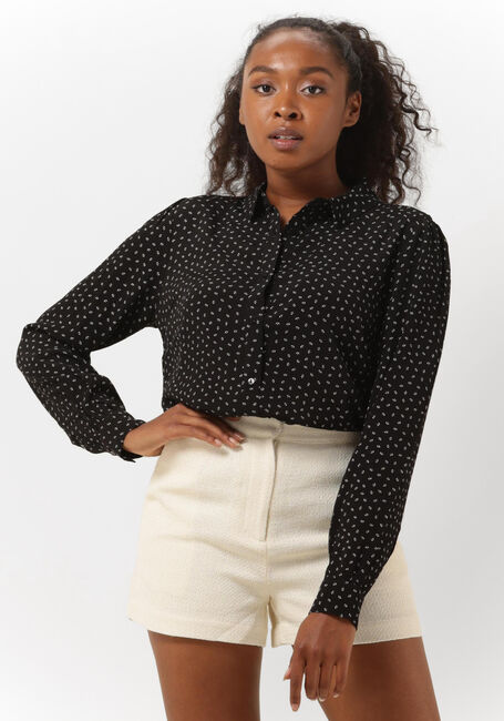 Schwarze MODSTR&Ouml;M Blusen ANDERSON PRINT SHIRT - large