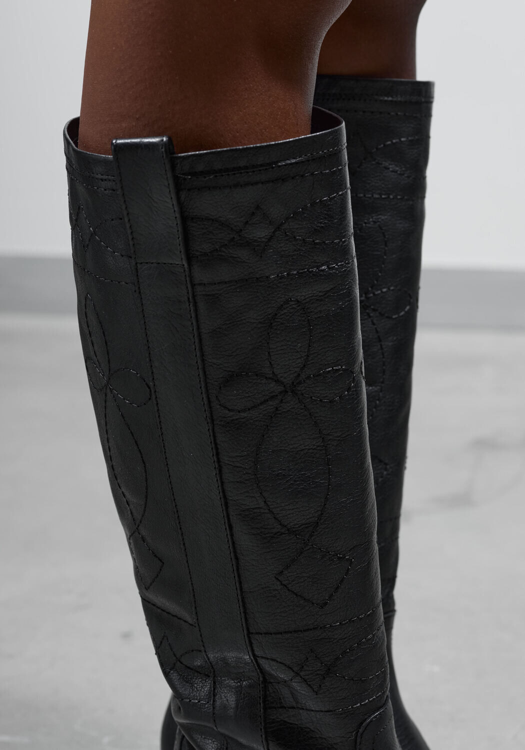 Schwarze LINA LOCCHI Hohe Stiefel AT40 - large