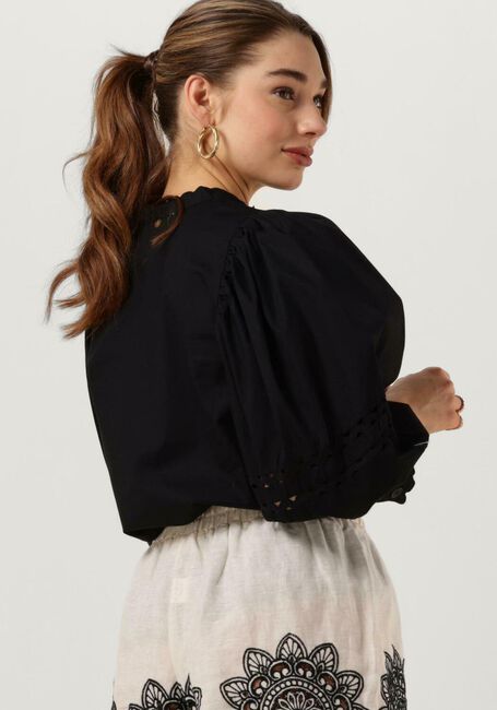 Schwarze ANTIK BATIK Blusen RODA BLOUSE - large