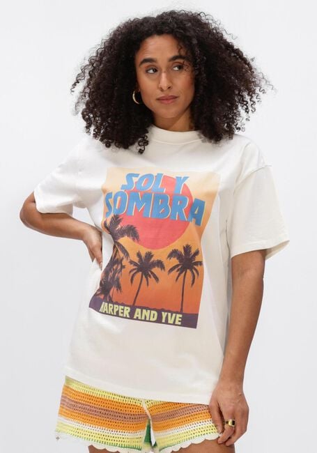 Ecru HARPER & YVE T-shirt SOLYSOMBRA-SS - large