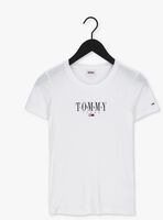 Weiße TOMMY JEANS T-shirt TJW SKINNY ESSENTIAL LOGO 1 SS