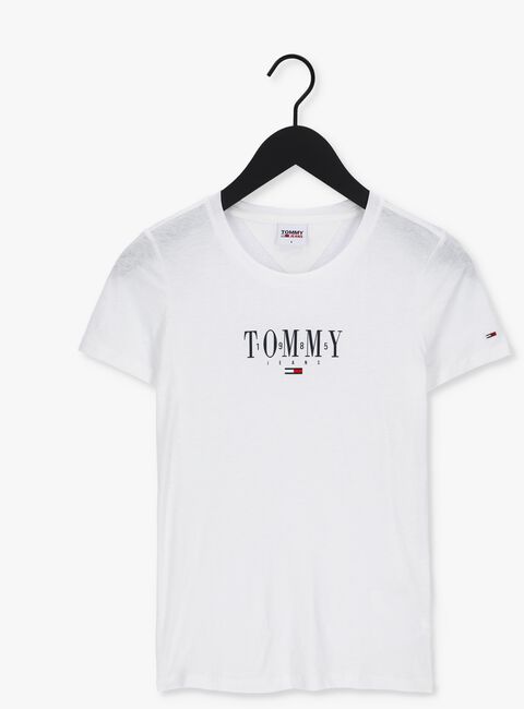 Weiße TOMMY JEANS T-shirt TJW SKINNY ESSENTIAL LOGO 1 SS - large