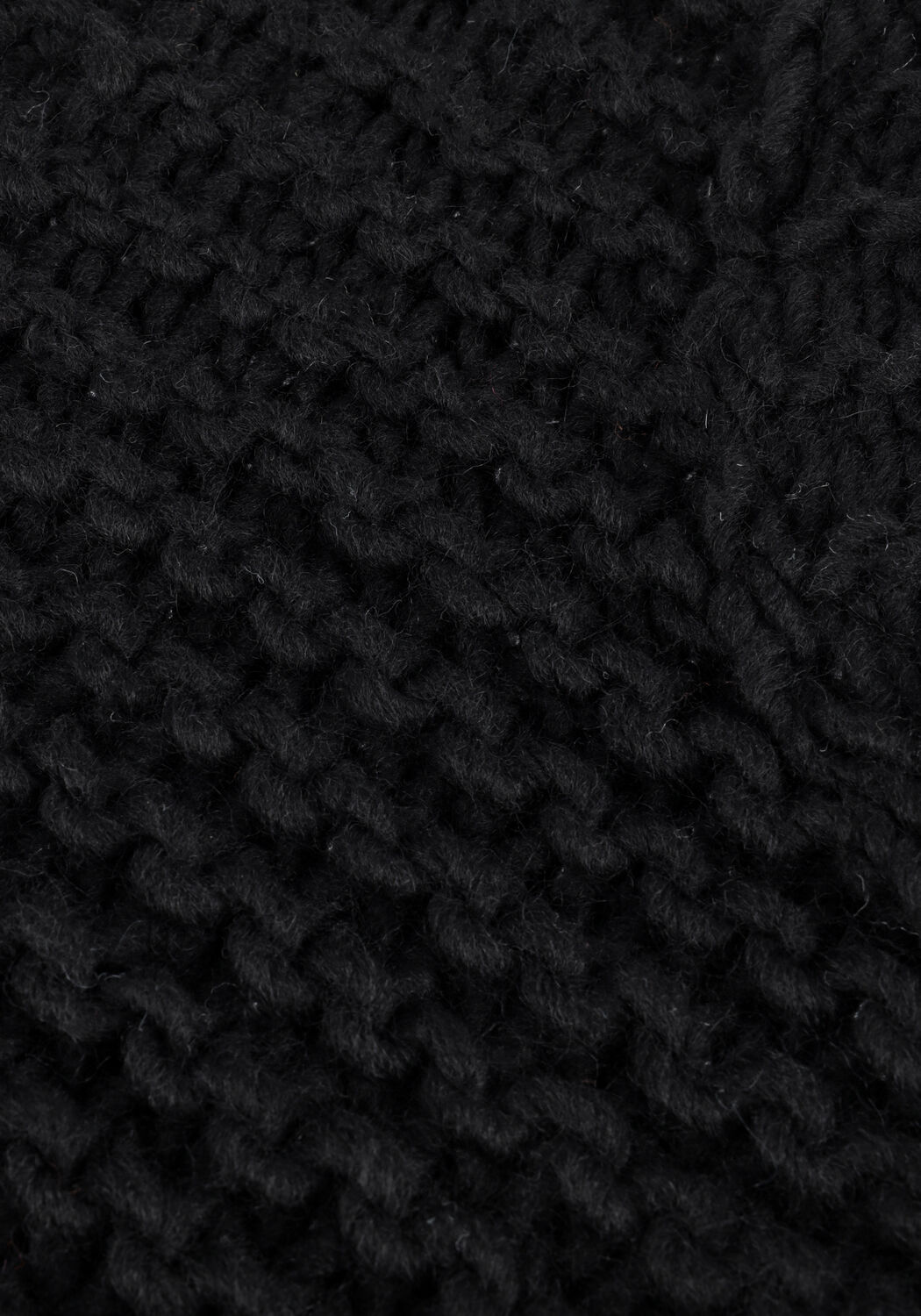 Schwarze NOTRE-V Gilet KNIT GILET - large