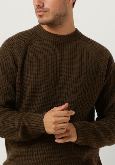 Dunkelgrün ANERKJENDT Pullover AKSUNE STRUCTURE KNIT - large