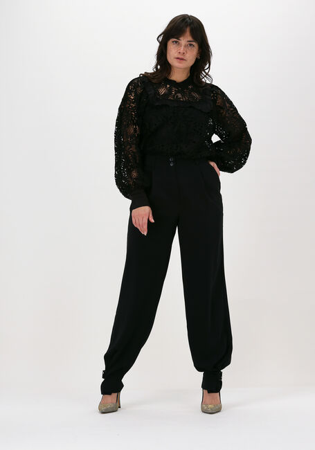 Schwarze SUMMUM Top TOP HEAVY LACE - large