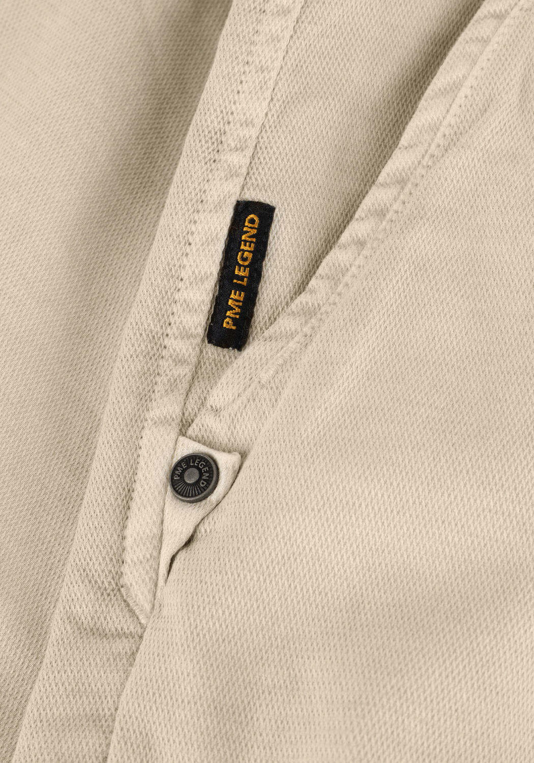 Beige PME LEGEND Kurze Hose TWIN WASP CHINO SHORTS FANCY STRUCTURED - large