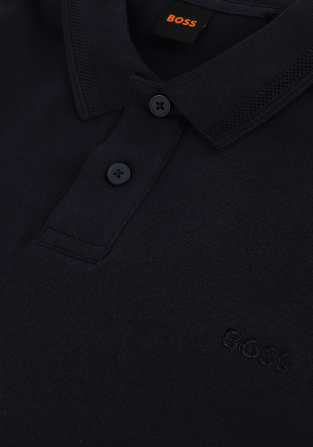 Dunkelblau BOSS ORANGE Polo-Shirt PE_INTERLOCK - large