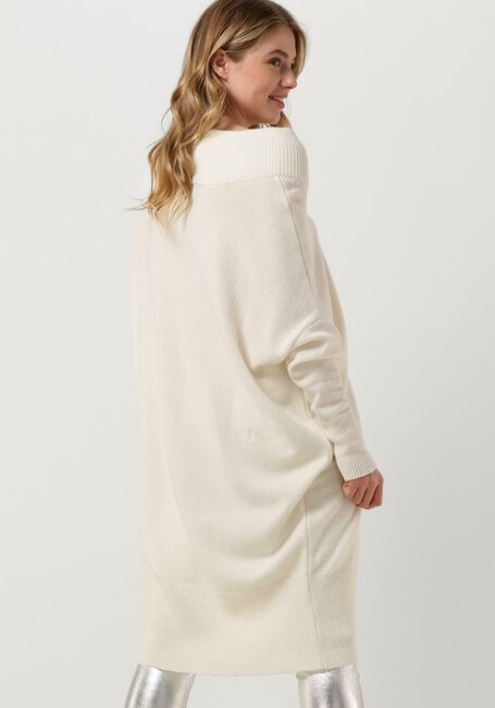 Weiße 10DAYS Midikleid SOFT KNIT V-NECK DRESS - large
