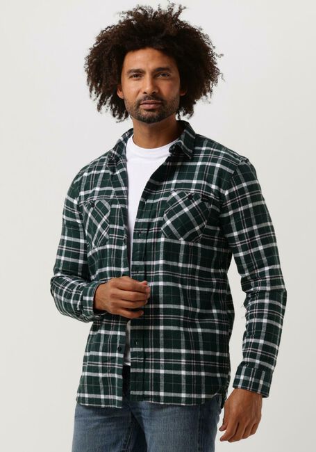Grüne EDWIN Overshirt LABOUR SHIRT LS HEAVY FLANNEL BRUSHED - large