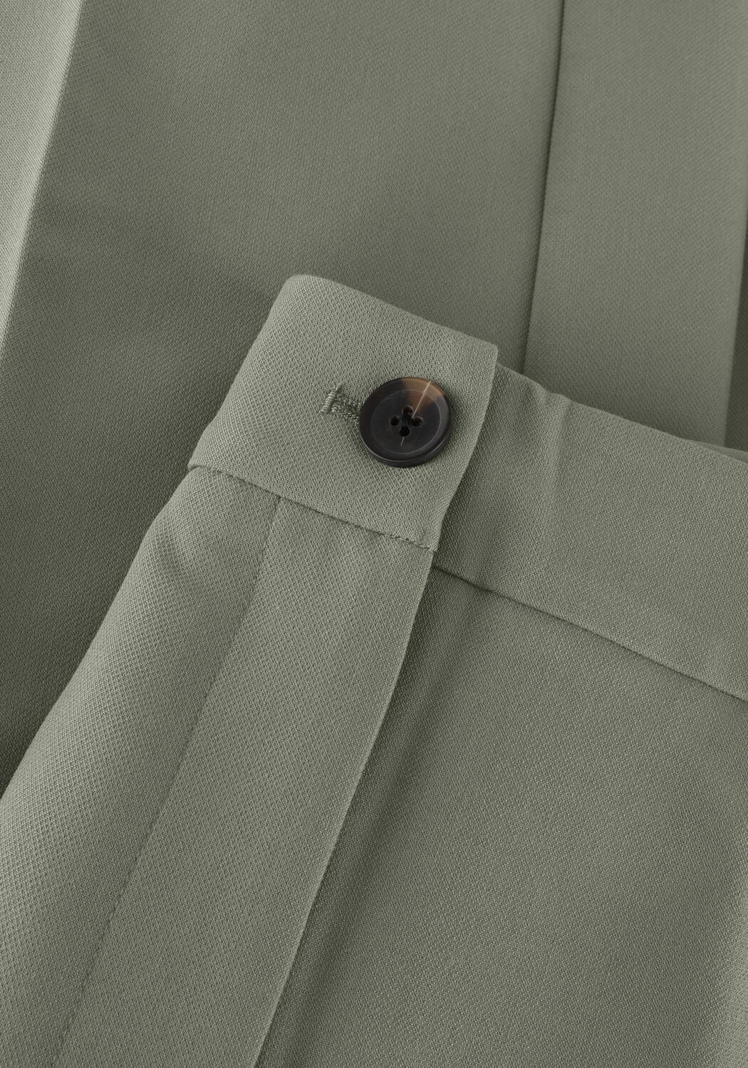 Gr&uuml;ne MODSTR&Ouml;M Weite Hose GALE PANTS - large