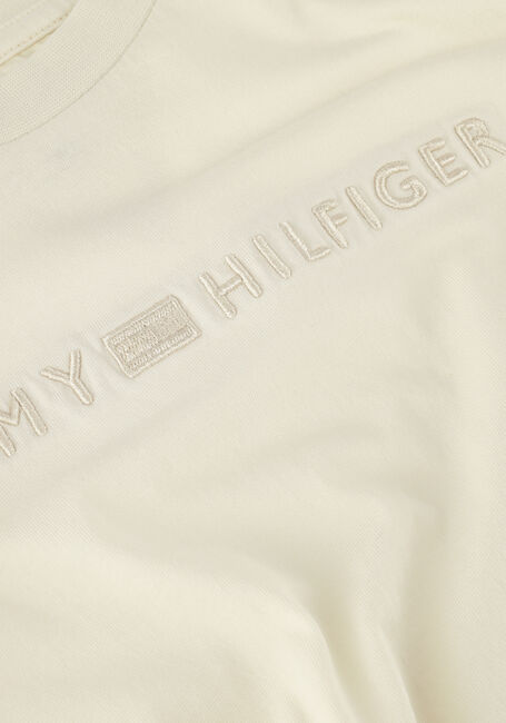 Beige TOMMY HILFIGER T-shirt TONAL LOGO TEE S/S - large