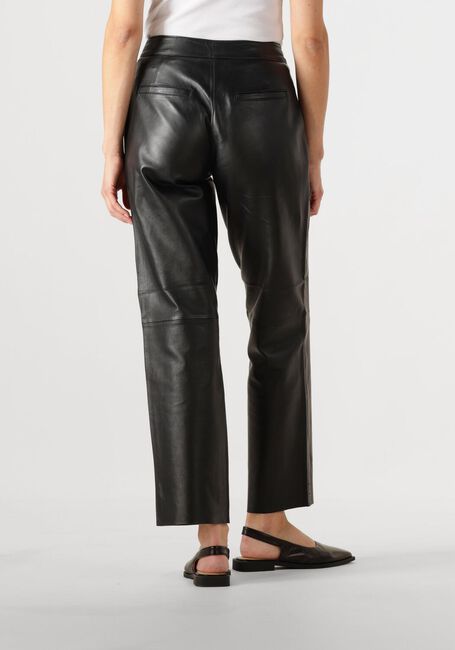 Schwarze Y.A.S. Hose YASLINE HMW LEATHER PANT - large