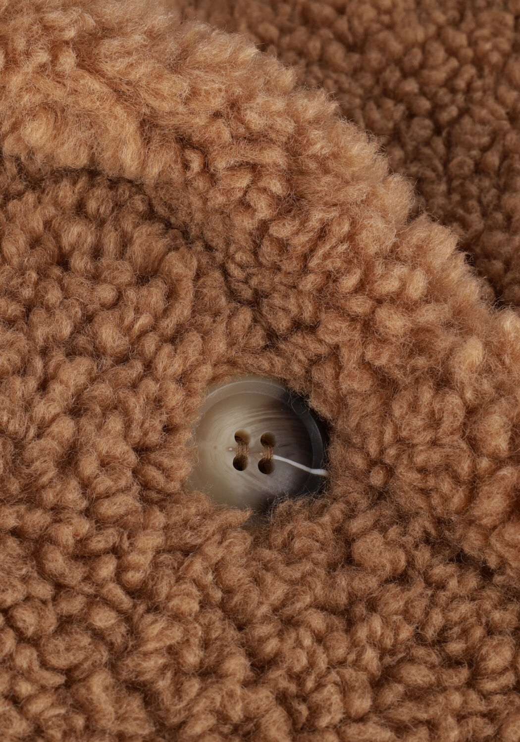 Camelfarbene NOTRE-V Gilet TEDDY GILET - large