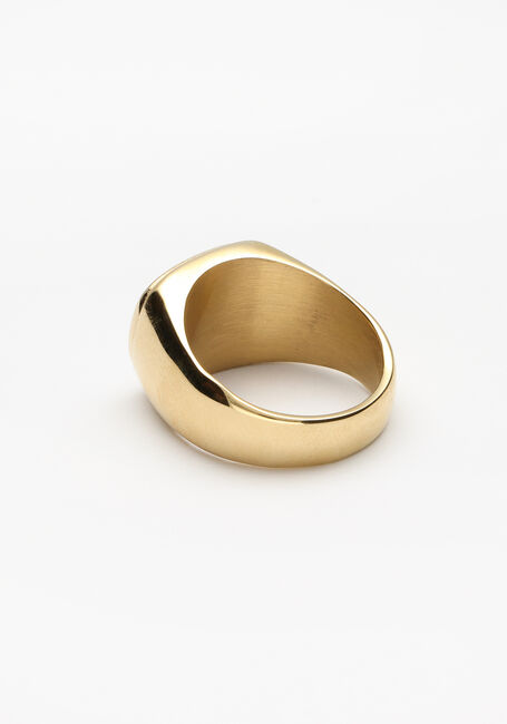 Goldfarbig NOTRE-V Ring RING GROTE STEEN - large