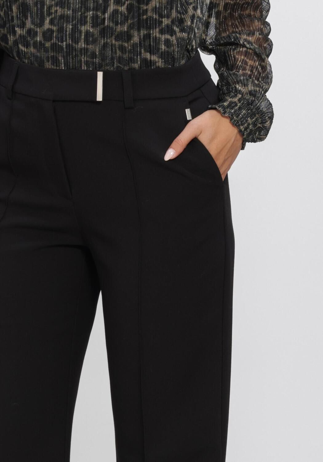 Schwarze AAIKO Weite Hose CHANTALLE RPES 345 - large