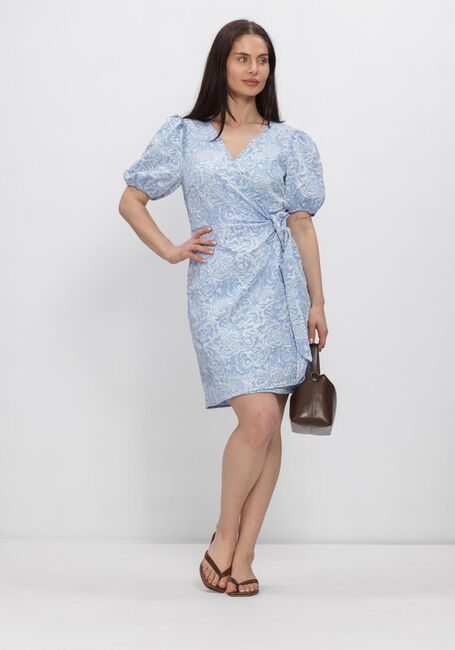 Blaue Y.A.S. Kleider YASCARO SS WRAP DRESS - large