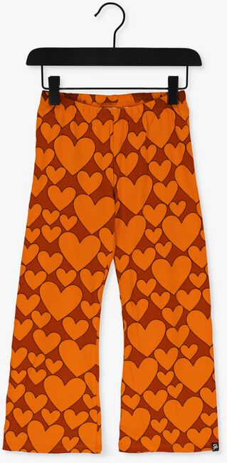 Orangene CARLIJNQ Schlaghose HEARTS - FLARED LEGGING - large