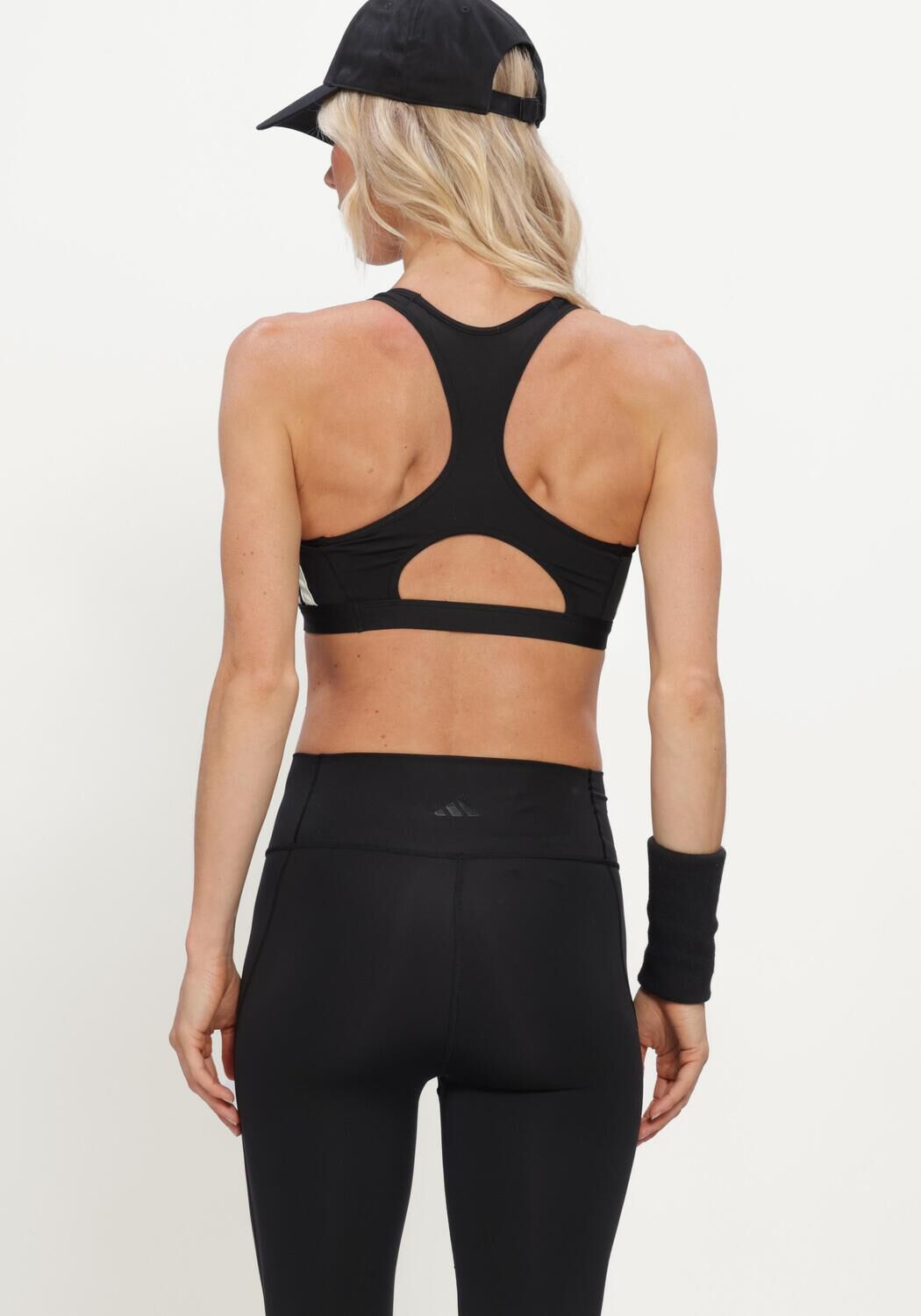 Schwarze ADIDAS Top OPT ESS 3S MS - large