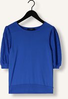 Blaue JANSEN AMSTERDAM Top K136 KNITTED TOP 3/4 PUFFED SLEEVE Blaue JANSEN AMSTERDAM Top K136 KNITTED TOP 3/4 PUFFED SLEEVE - medium