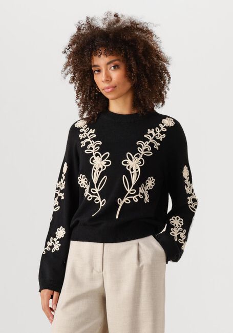 Schwarze OBJECT Pullover OBJLANEY RUBIN LS PULLOVER NOOS - large