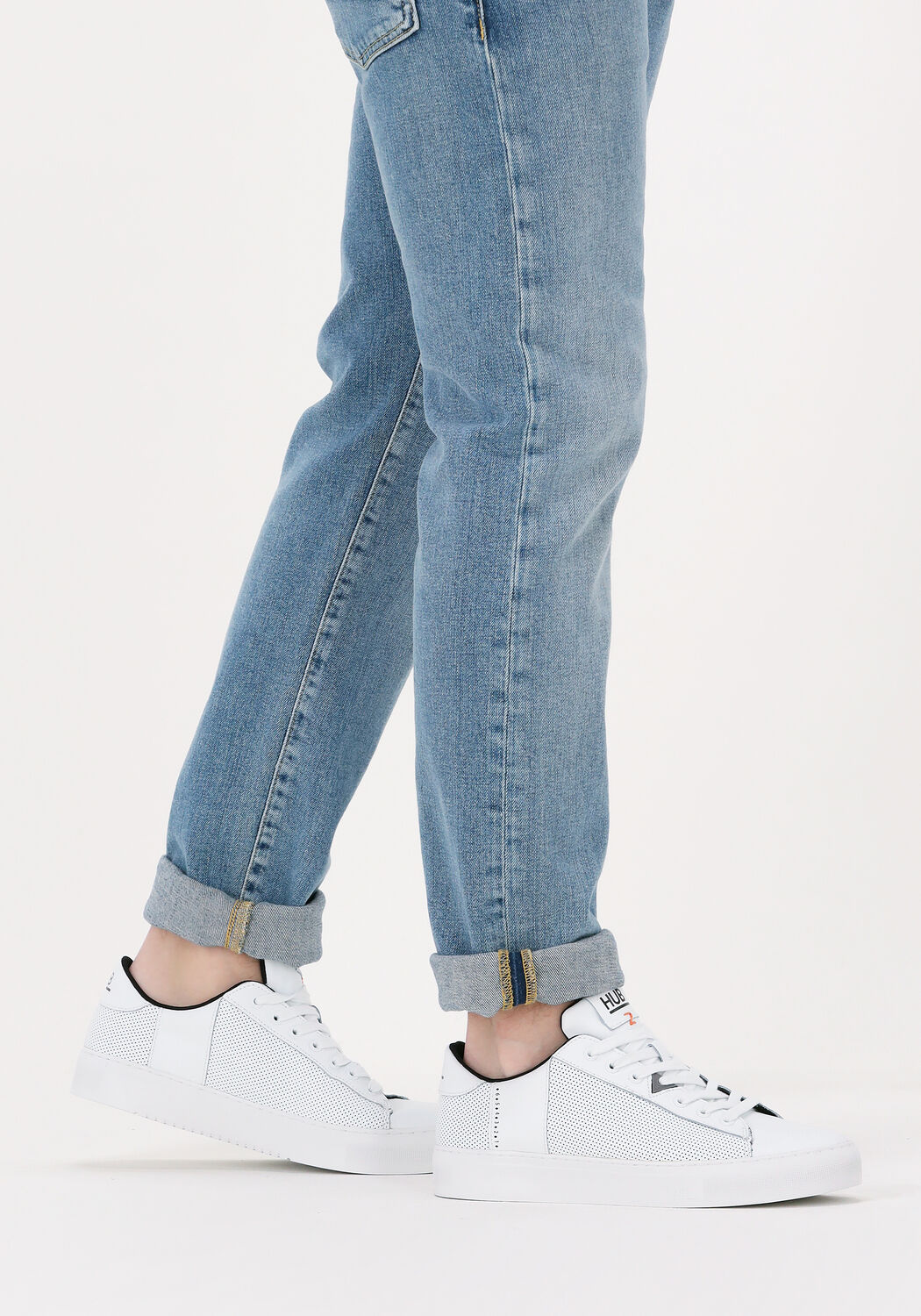 Wei&szlig;e HUB Sneaker Low HOOK-M - large