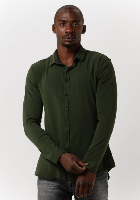 Dunkelgrün PUREWHITE Casual-Oberhemd ESSENTIAL SHIRT JERSEY LS - large