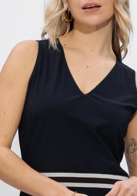 Dunkelblau STUDIO ANNELOES Maxikleid Tirza tape dress - large