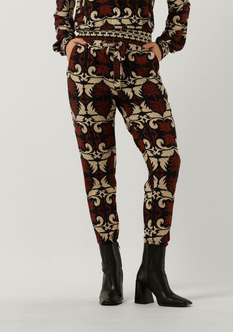Schwarze VANILIA Hose PALM RELAXED LEG - large