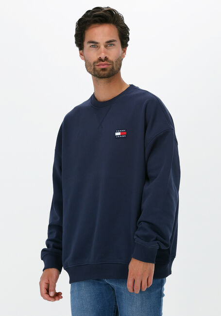 Dunkelblau TOMMY JEANS Sweatshirt TJM COLLEGIATE CREW - large