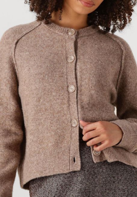 Braune SECOND FEMALE Sweatshirt BANJA KNIT RAGLAN CARDIGAN - large