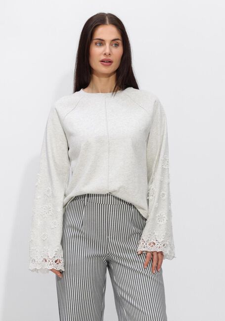 Hellgrau OBJECT Sweatshirt OBJKIMIA LS RE SWEAT SHIRT - large