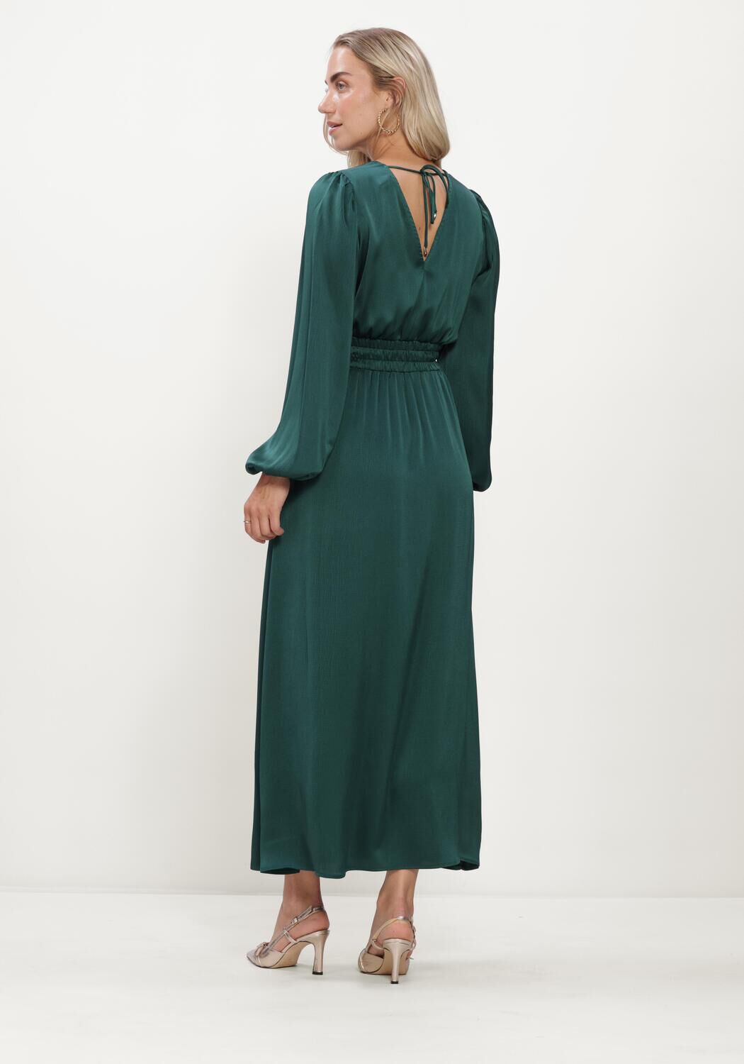 Dunkelgr&uuml;n FREEBIRD Maxikleid DOMINA SS - large