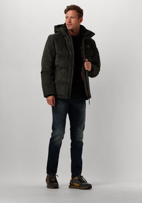 Grüne PME LEGEND Parkas SEMI LONG JACKET GOBBLER CLEAR FORD - large