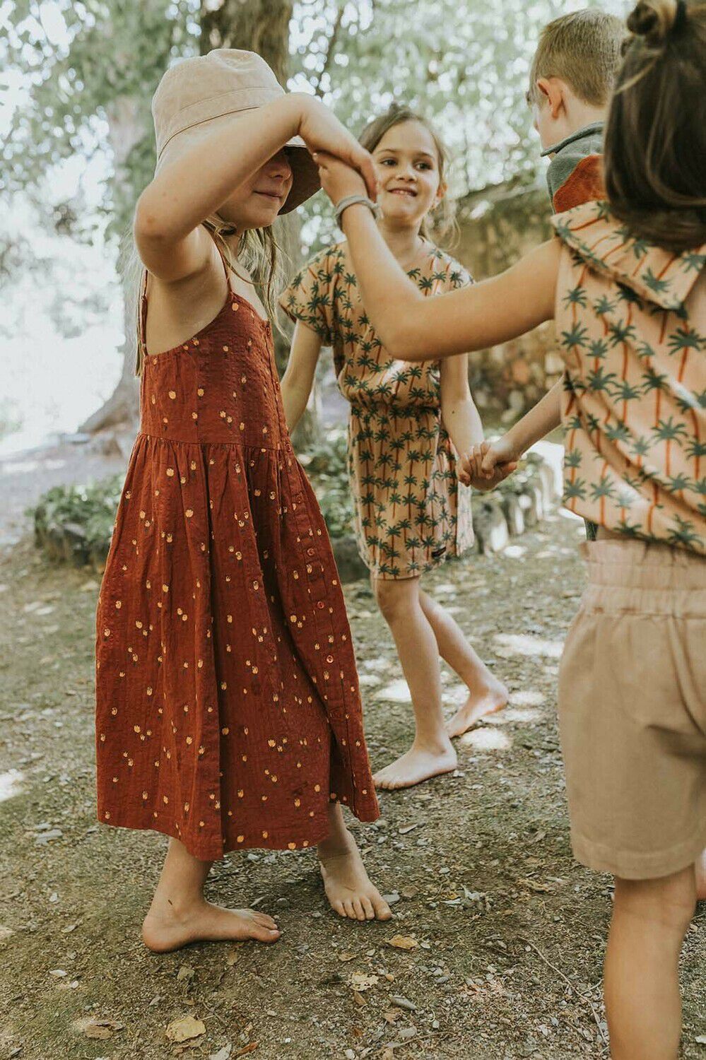 Braune A MONDAY IN COPENHAGEN Maxikleid TILDA DRESS - large