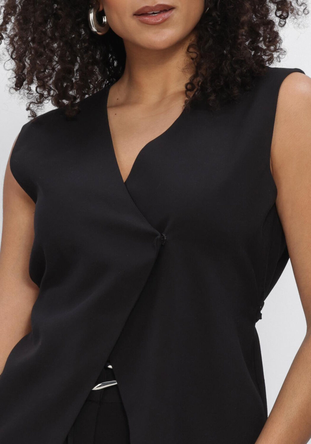 Schwarze OBJECT Gilet OBJMABEL S/L WAISTCOAT E VIP 26 - large