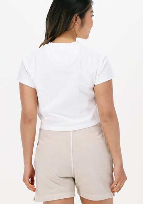 Weiße LYLE & SCOTT T-shirt CROPPED T-SHIRT - large