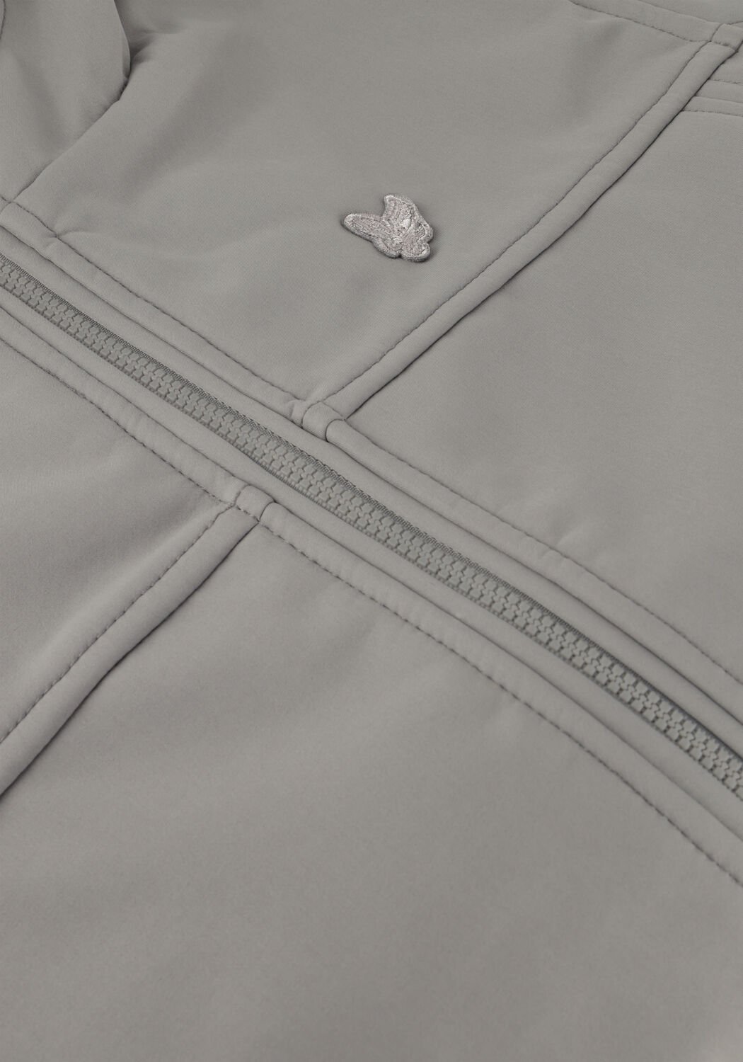 Graue LYLE & SCOTT Jack TONAL EAGLE SOFTSHELL JACKET - large