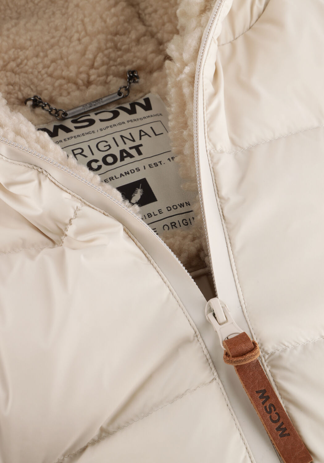 Ecru MOSCOW Wattierte Jack 07-08-OGMUNDATF - large