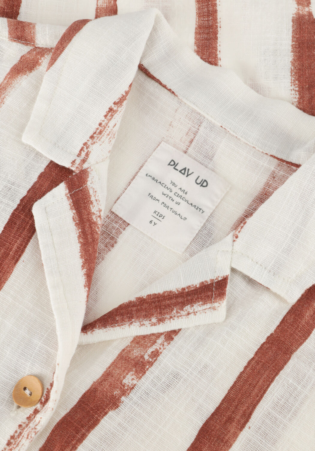 Rote PLAY UP Casual-Oberhemd PRINTED WOVEN SHIRT - large