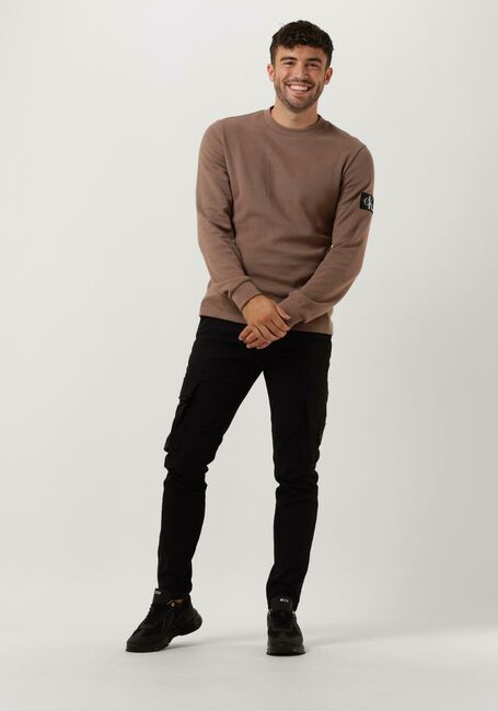 Schwarze CALVIN KLEIN Cargohosen SKINNY WASHED CARGO PANT - large