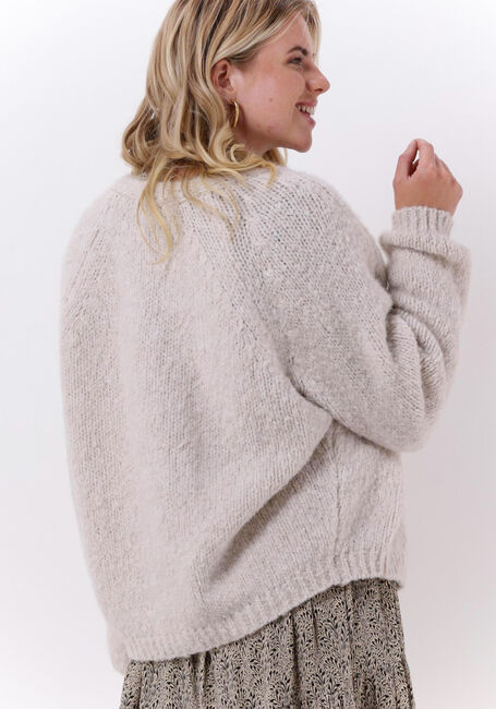 Weiße BY-BAR Strickjacke BELLO CARDIGAN - large
