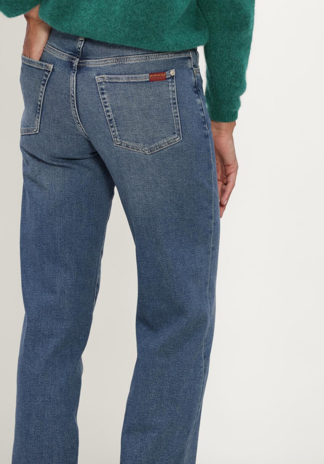 Blaue 7 FOR ALL MANKIND Straight leg jeans STOVEPIPE STRAIGHT TIDE BREAK - large