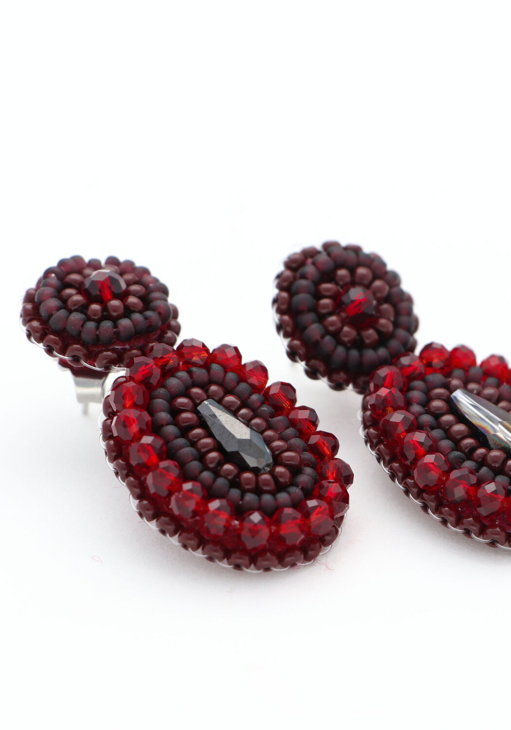 Bordeaux PAULIE POCKET Ohrringe SMALL ELLA SHINE EARRINGS - large