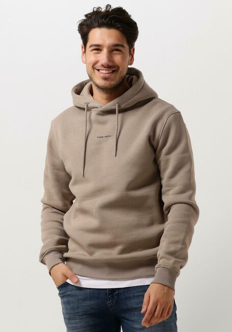 Taupe PURE PATH Sweatshirt ESSENTIAL LOGO HOODIE - large