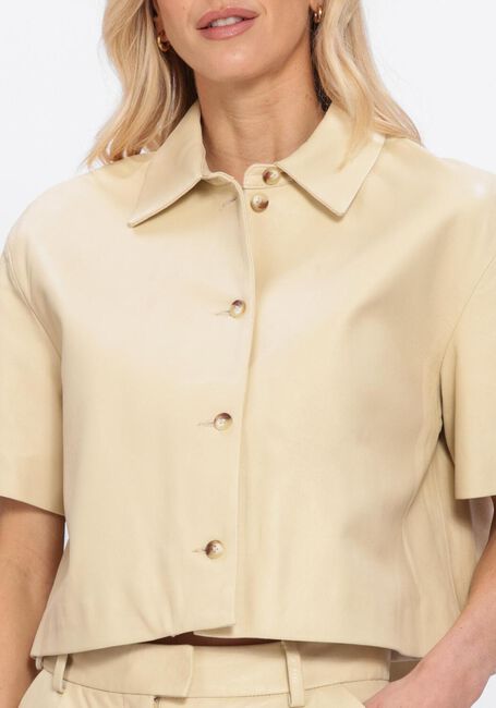 Beige STUDIO AR Lederjack EVELINE SHEEP SOFT WAXED - large