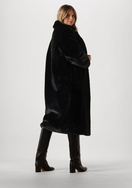 Schwarze STAND STUDIO Fake-Fur-Jack MARIA COAT SOFT - large