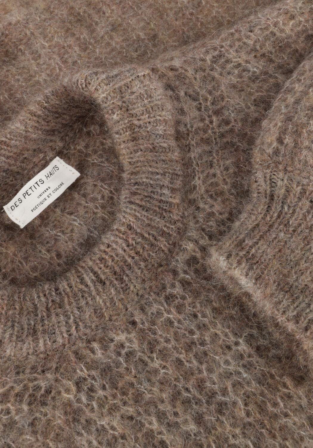 Taupe DES PETITS HAUTS Pullover BURMA - large