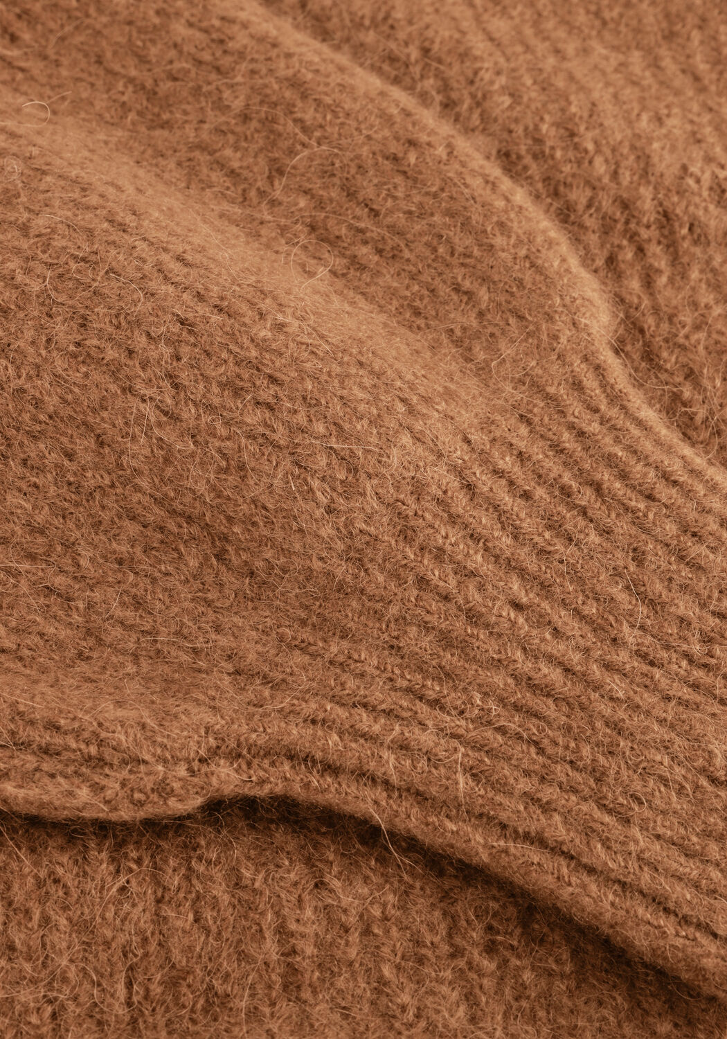 Camelfarbene MSCH COPENHAGEN Pullover MSCHGUSTEL HOPE PULLOVER - large