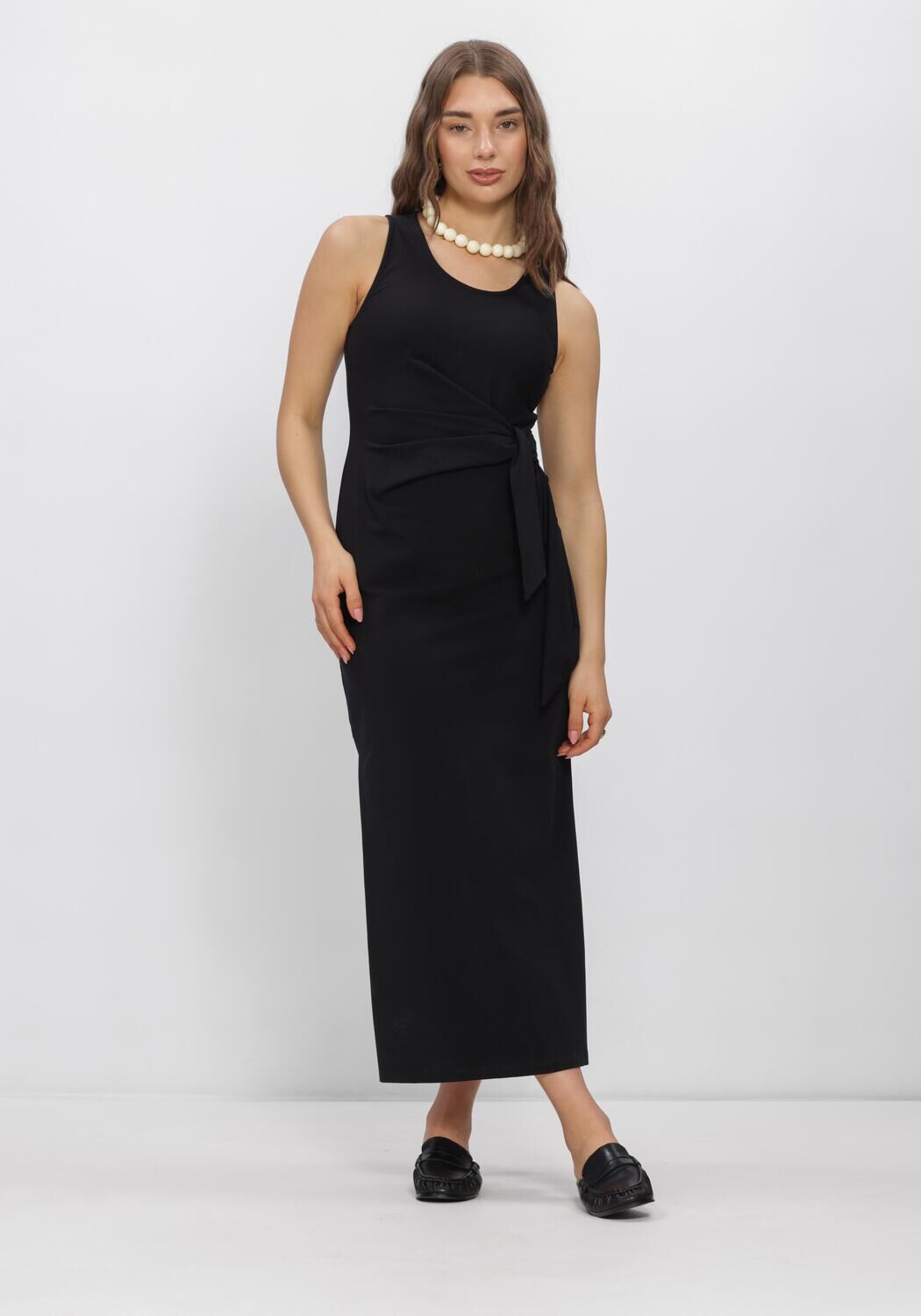 Schwarze SUMMUM Kleider DRESS COTTON ELASTANE HEAVY - large