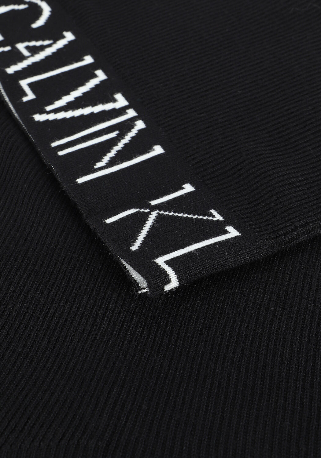 Schwarze CALVIN KLEIN Pullover LOGO TAPE SWEATER - large